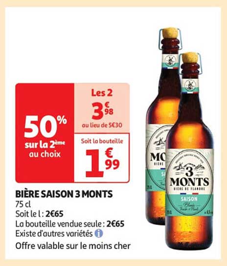 BIÈRE SAISON 3 MONTS