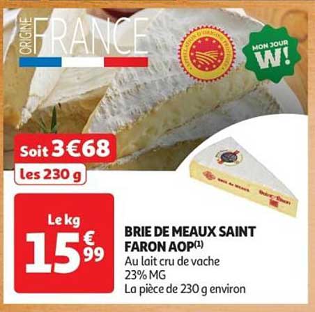 BRIE DE MEAUX SAINT FARON AOP