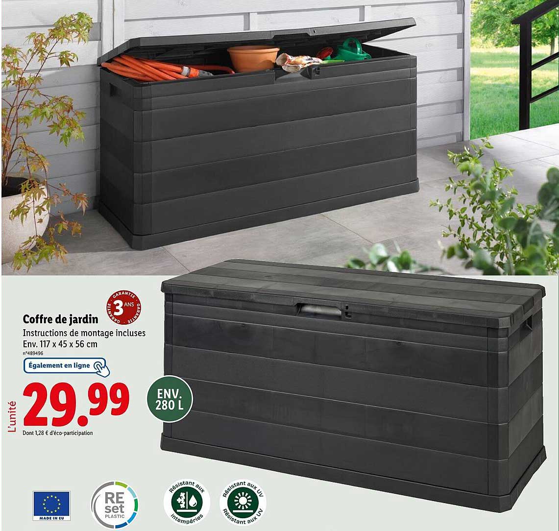 Coffre de jardin