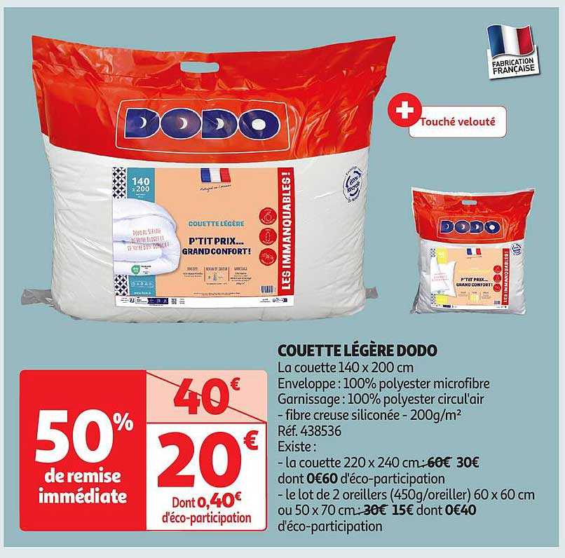COUETTE LÉGÈRE DODO