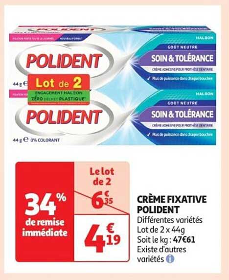 CRÈME FIXATIVE POLIDENT