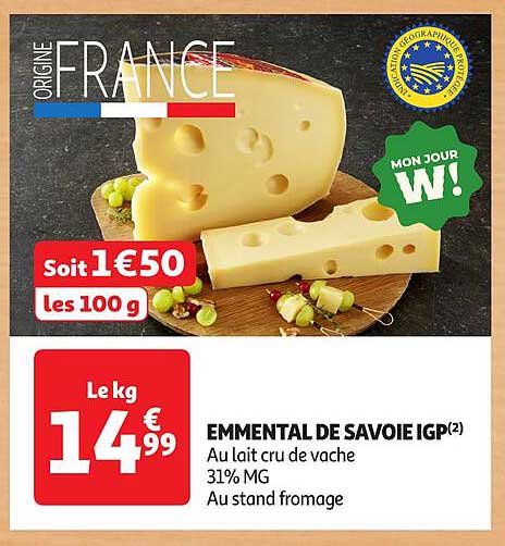 EMMENTAL DE SAVOIE IGP