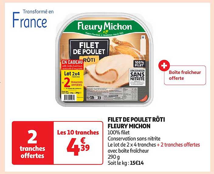FILET DE POULET RÔTI FLEURY MICHON