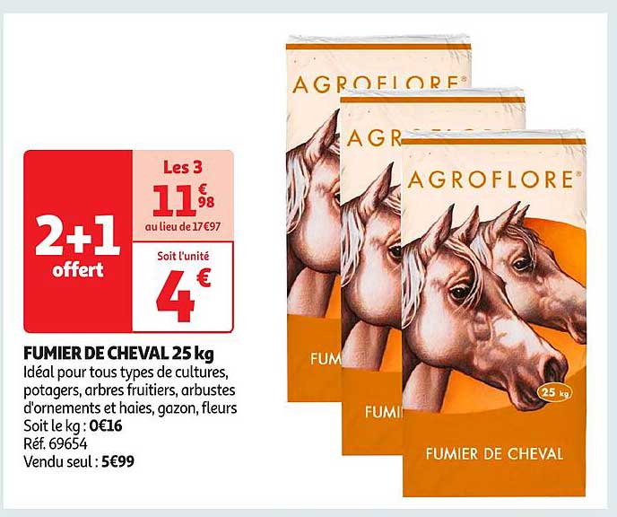 FUMIER DE CHEVAL 25 kg