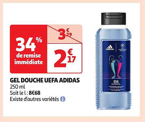 GEL DOUCHE UEFA ADIDAS