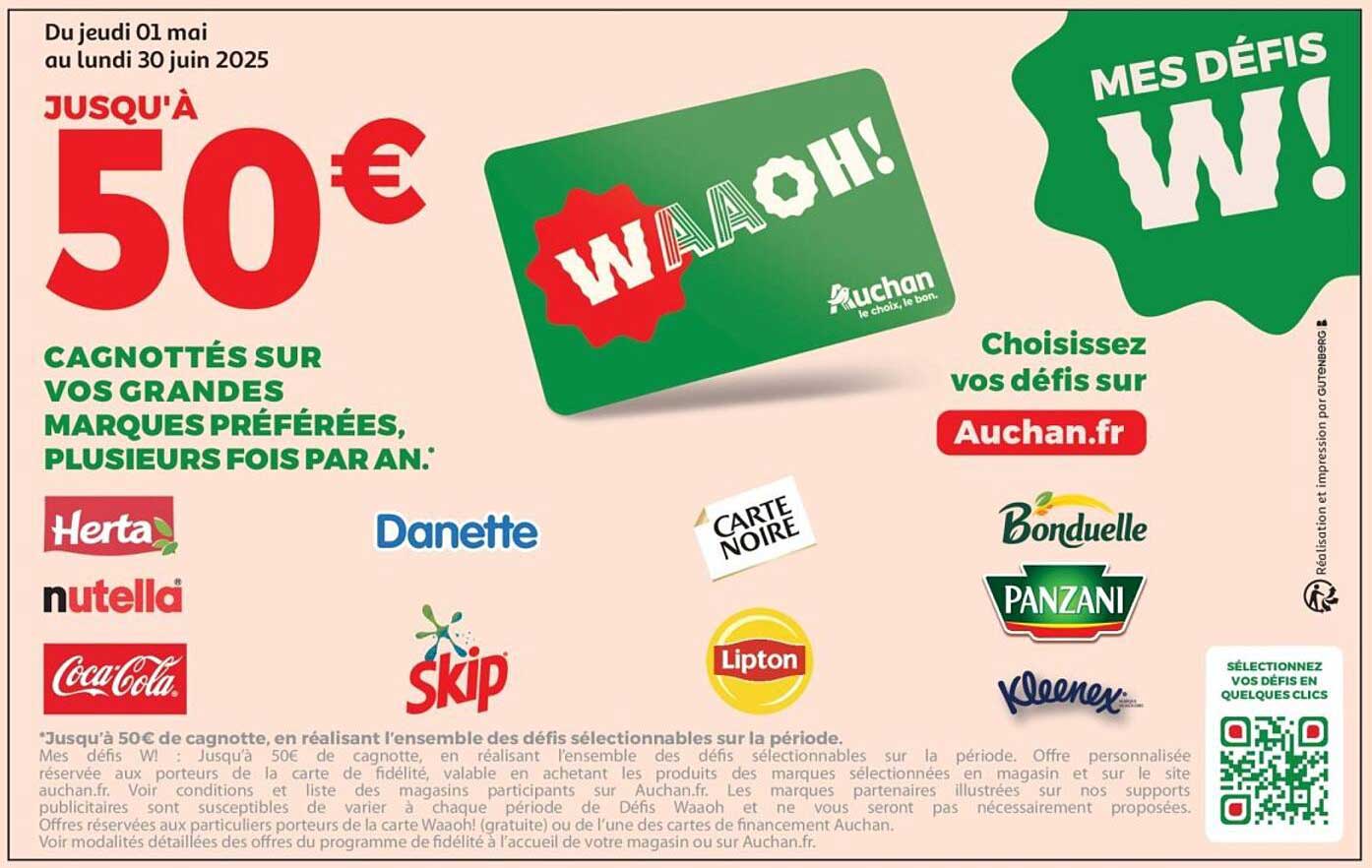 JUSQU'À 50 € CAGNOTTÉS SUR VOS GRANDES MARQUES PRÉFÉRÉES, PLUSIEURS FOIS PAR AN.
