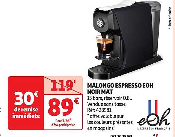 MALONGO ESPRESSO EOH NOIR MAT