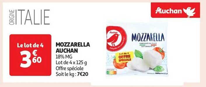 MOZZARELLA AUCHAN