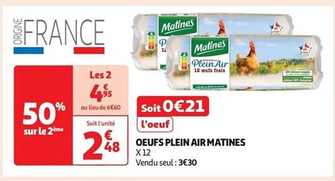 OEUFS PLEIN AIR MATINES