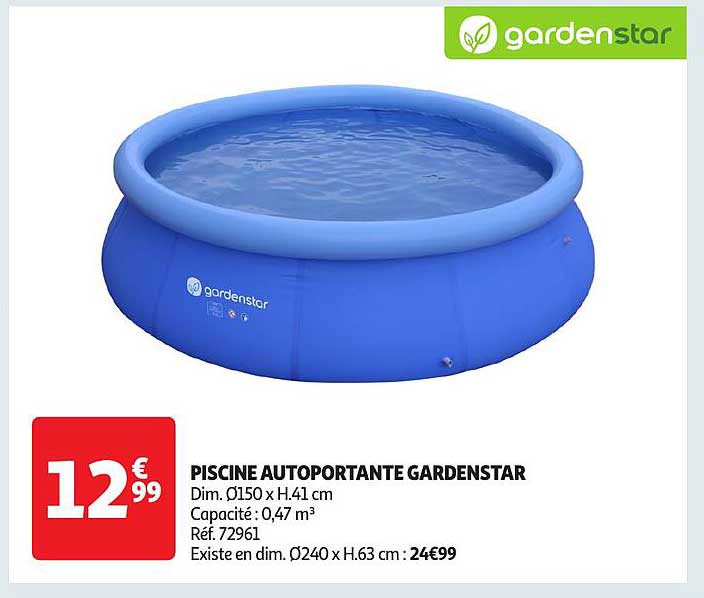 PISCINE AUTOPORTANTE GARDENSTAR