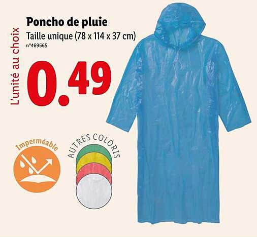 Poncho de pluie