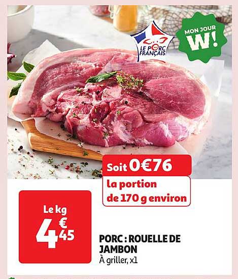 PORC : ROUELLE DE JAMBON