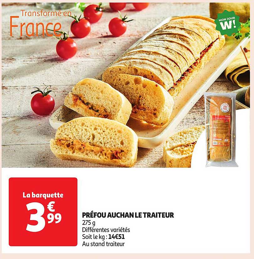 PRÉFOU AUCHAN LE TRAITEUR