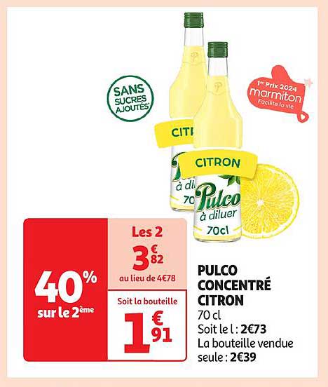 PULCO CONCENTRÉ CITRON