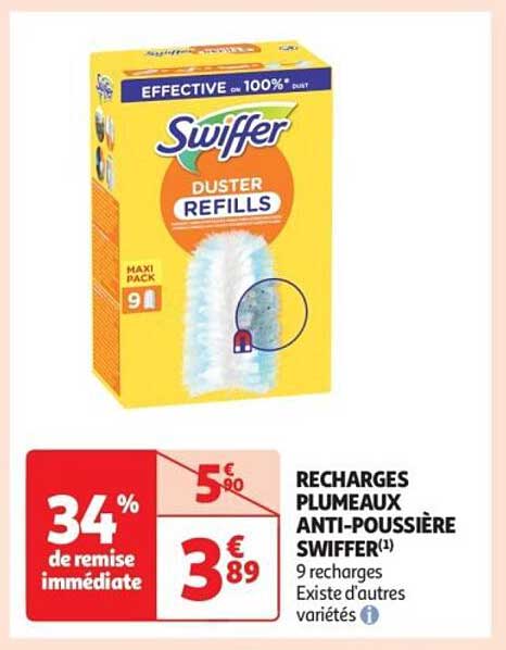 RECHARGES PLUMEAUX ANTI-POUSSIÈRE SWIFFER