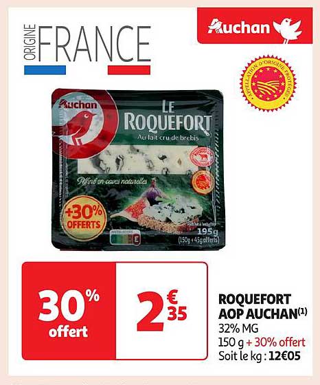 ROQUEFORT AOP AUCHAN