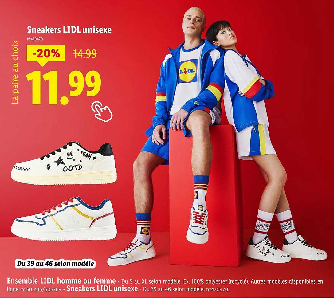Sneakers LIDL unisexe
