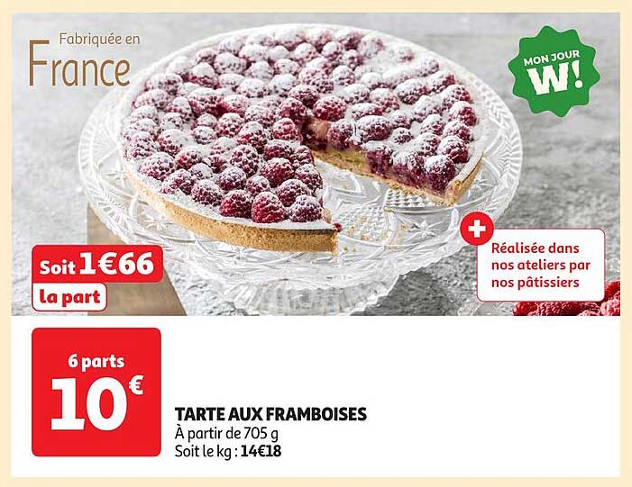 TARTE AUX FRAMBOISES