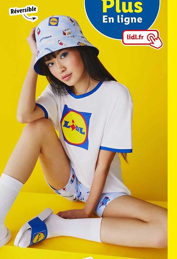 Vêtements d'été réversibles Lidl