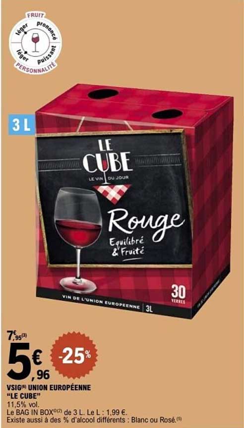 VSIG® UNION EUROPÉENNE “LE CUBE”