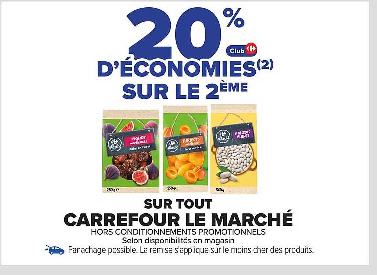 20 % D'économies sur le 2ème