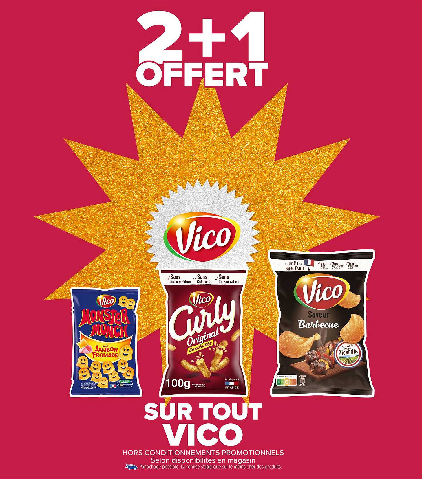 2+1 OFFERT SUR TOUT VICO