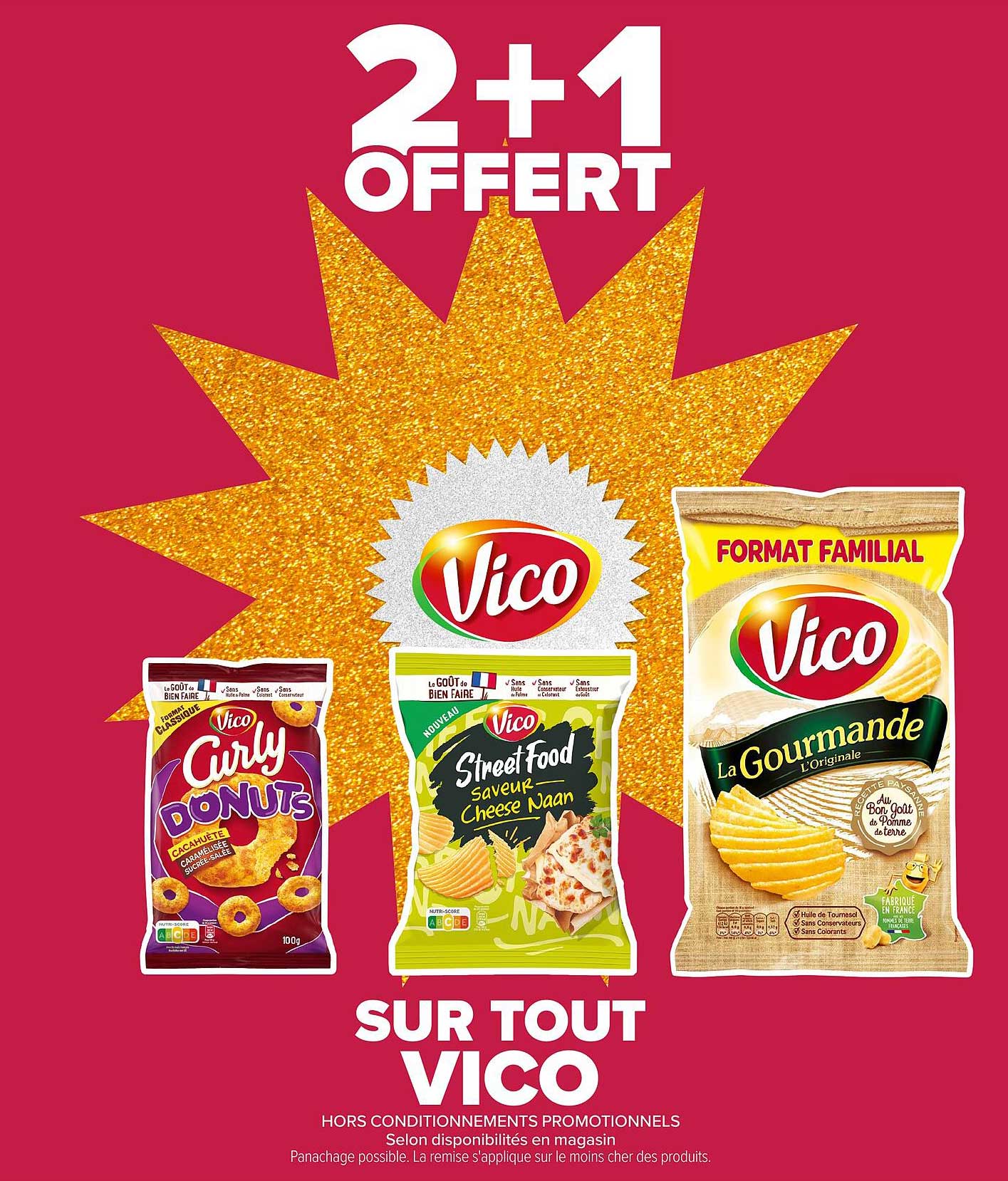 2+1 OFFERT SUR TOUT VICO