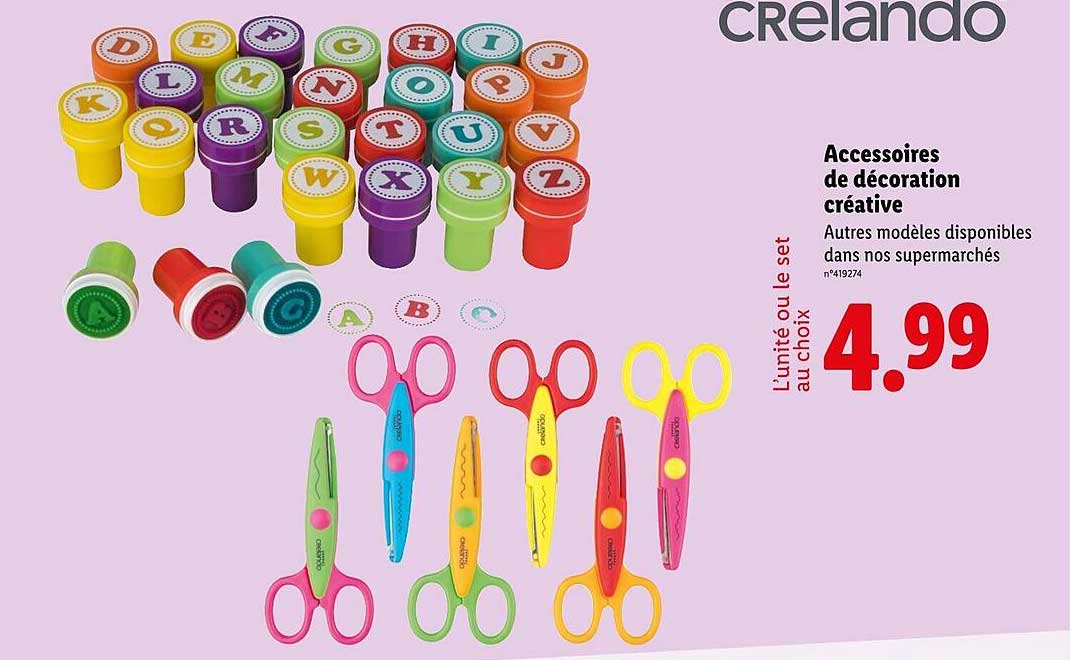 Accessoires de décoration créative