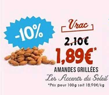 Amandes Grillées -10%