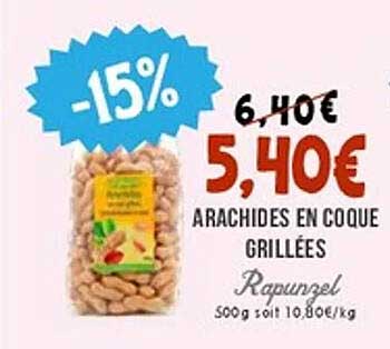 Arachides en coque grillées