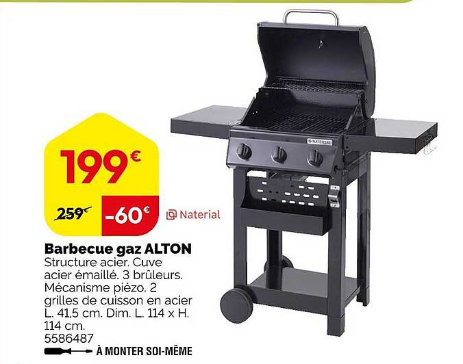 Barbecue gaz ALTON