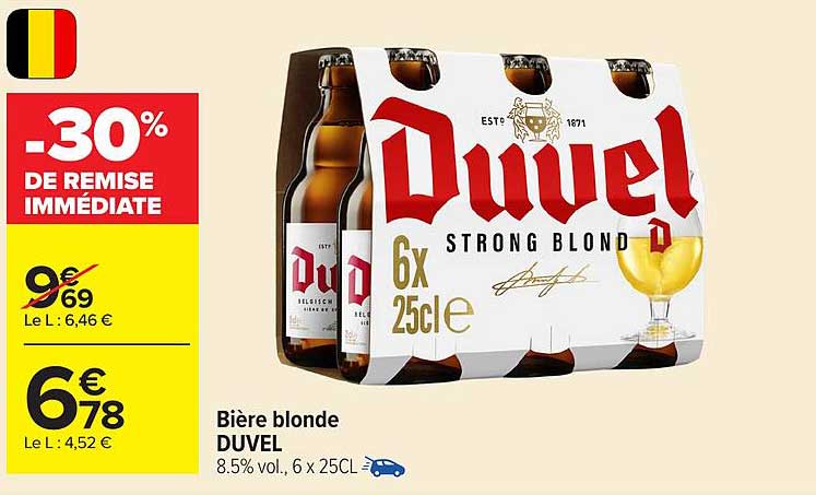 Bière blonde DUVEL
