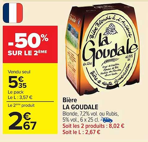 Bière LA GOUDALE