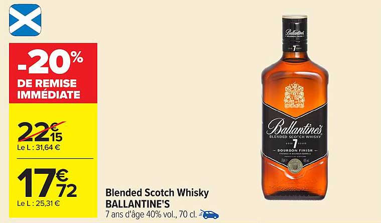 Blended Scotch Whisky BALLANTINE'S