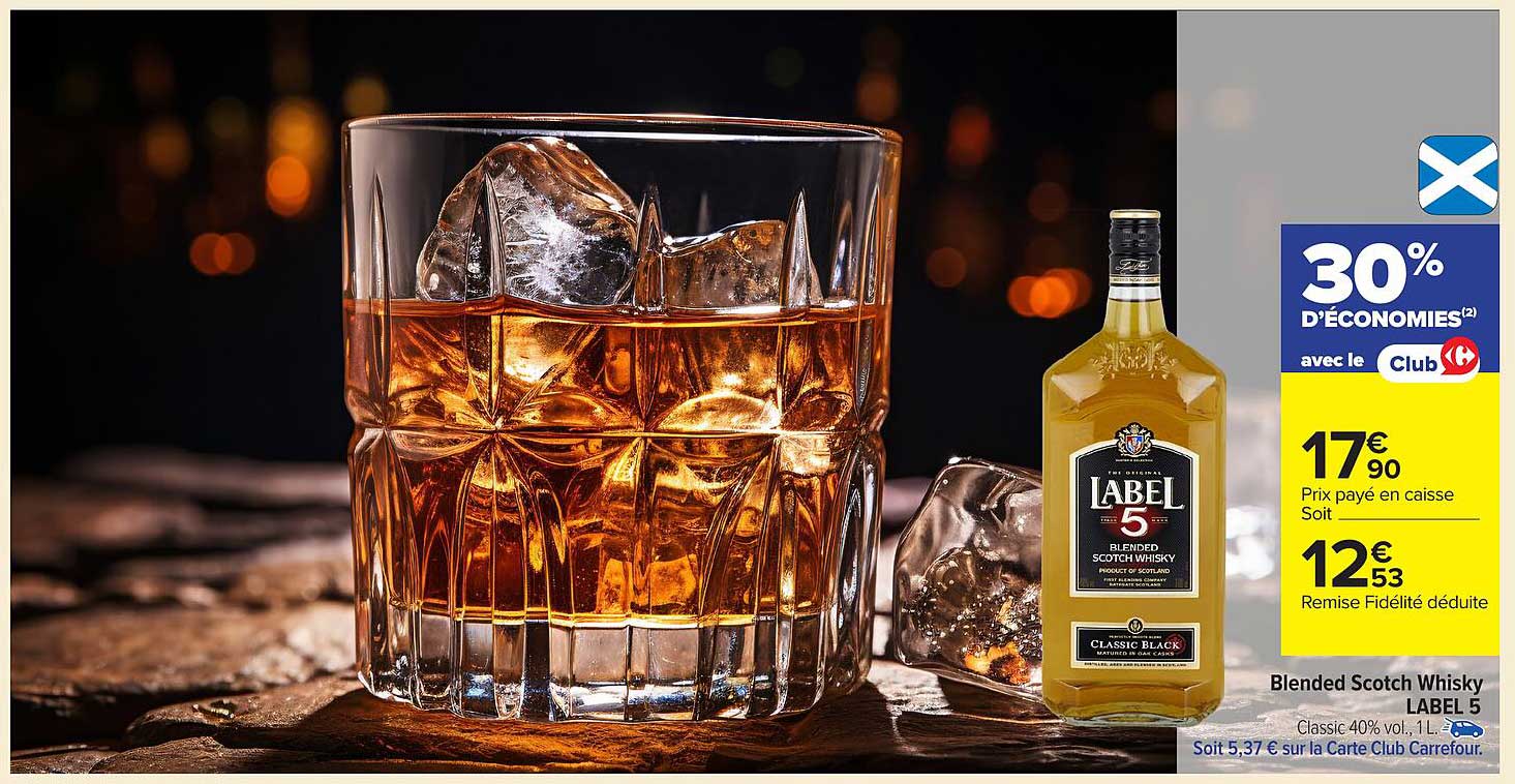 Blended Scotch Whisky LABEL 5