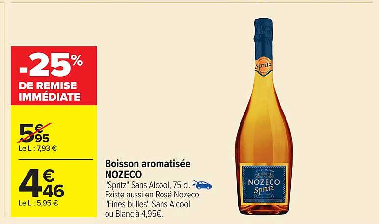 Boisson aromatisée NOZECO