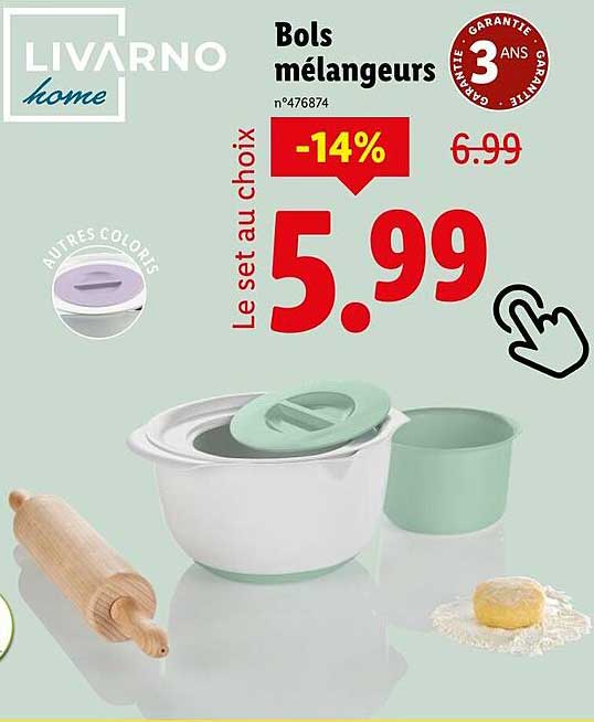 Bols mélangeurs