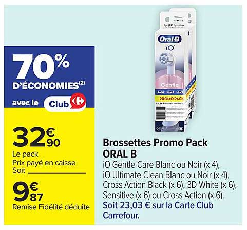 Brossettes Promo Pack ORAL B
