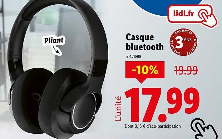 Casque bluetooth