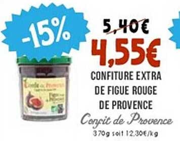 Confiture Extra de Figue Rouge de Provence