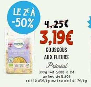 Couscous aux fleurs