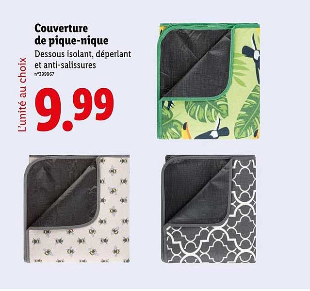 Couverture de pique-nique