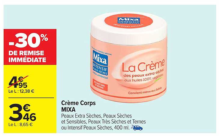 Crème Corps MIXA