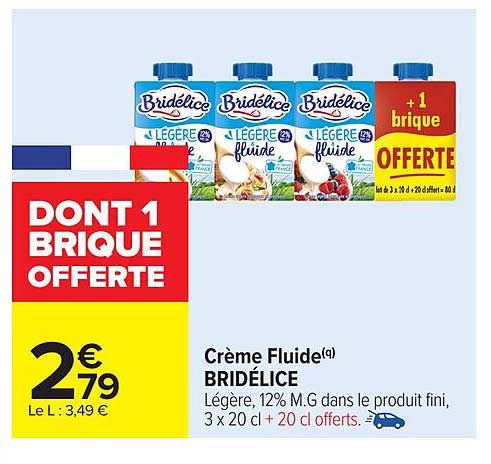 Crème Fluide BRIDÉLICE