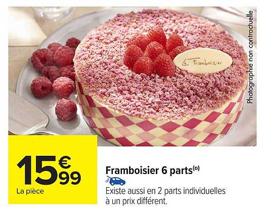Framboisier 6 parts