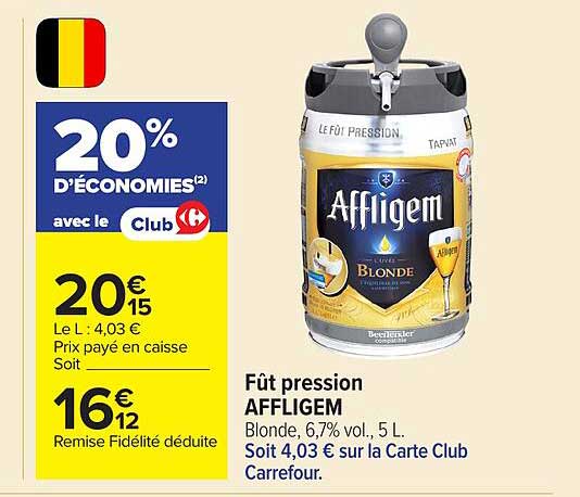 Fût pression AFFLIGEM