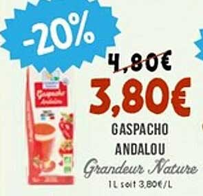 Gasapacho Andalou Grandeur Nature