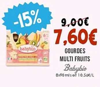 GOURDES MULTI FRUITS
