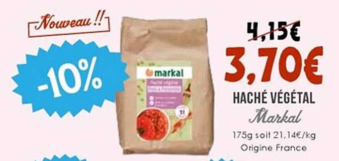Haché Végétal Markal