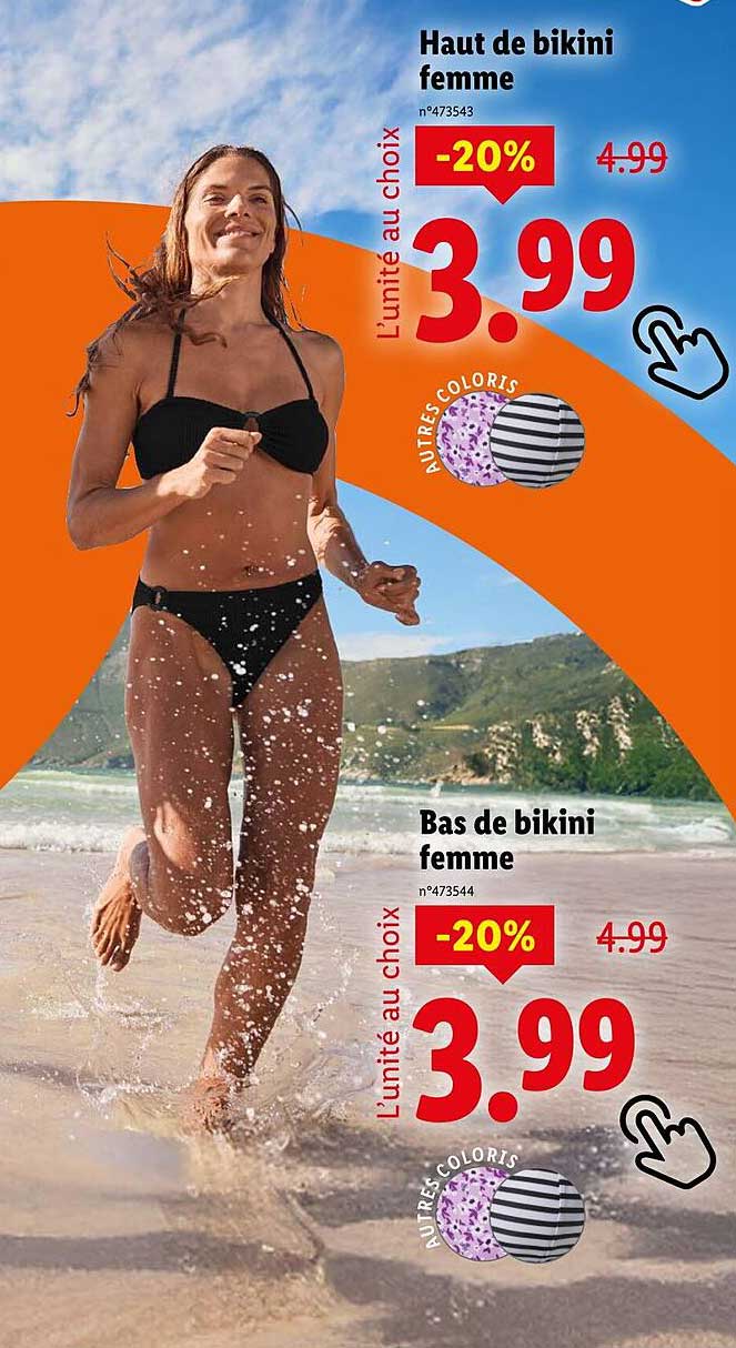 Haut de bikini femme